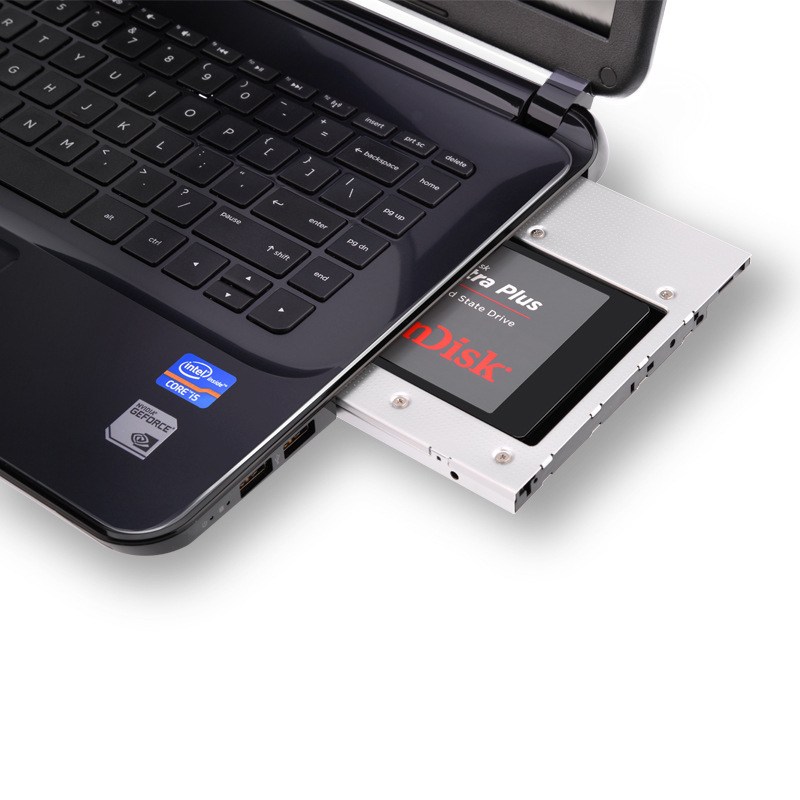 Khay gắn ổ HDD/SSD 2.5inch Orico L95SS thay cho ổ DVD laptop