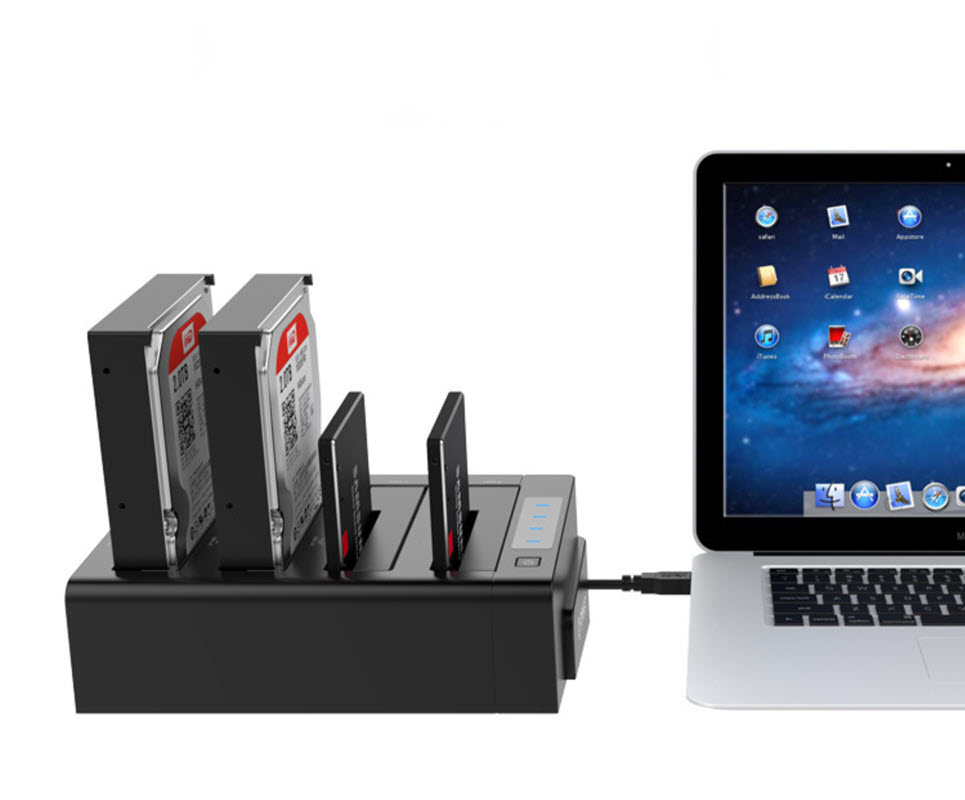 Dock đọc 4 ổ HDD/SSD 2.5/3.5inch Orico 6648US3C chuẩn USB3.0