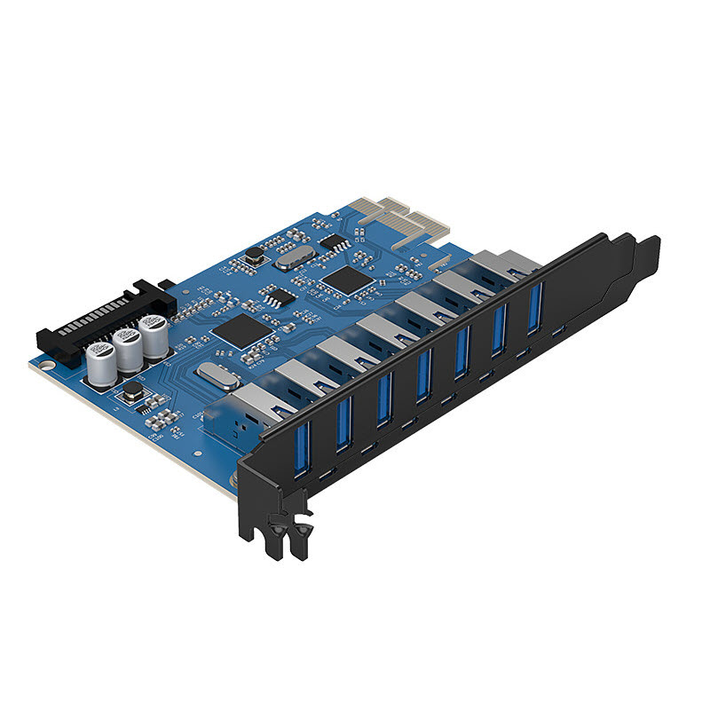 Card chuyển PCI-E sang 7 cổng USB chuẩn 3.0 Orico PVU37U cho máy tính