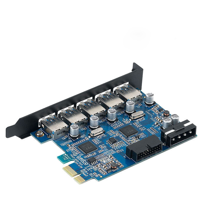 Card chuyển PCI-E sang 5 cổng USB chuẩn 3.0 Orico PVU35O2I cho máy tính