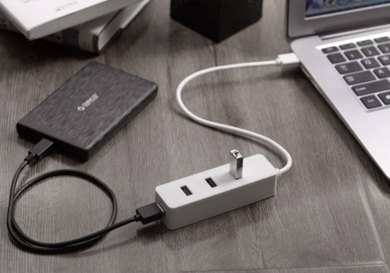 Hub bộ chia usb 4 cổng Orico W5PH4 chuẩn USB3.0