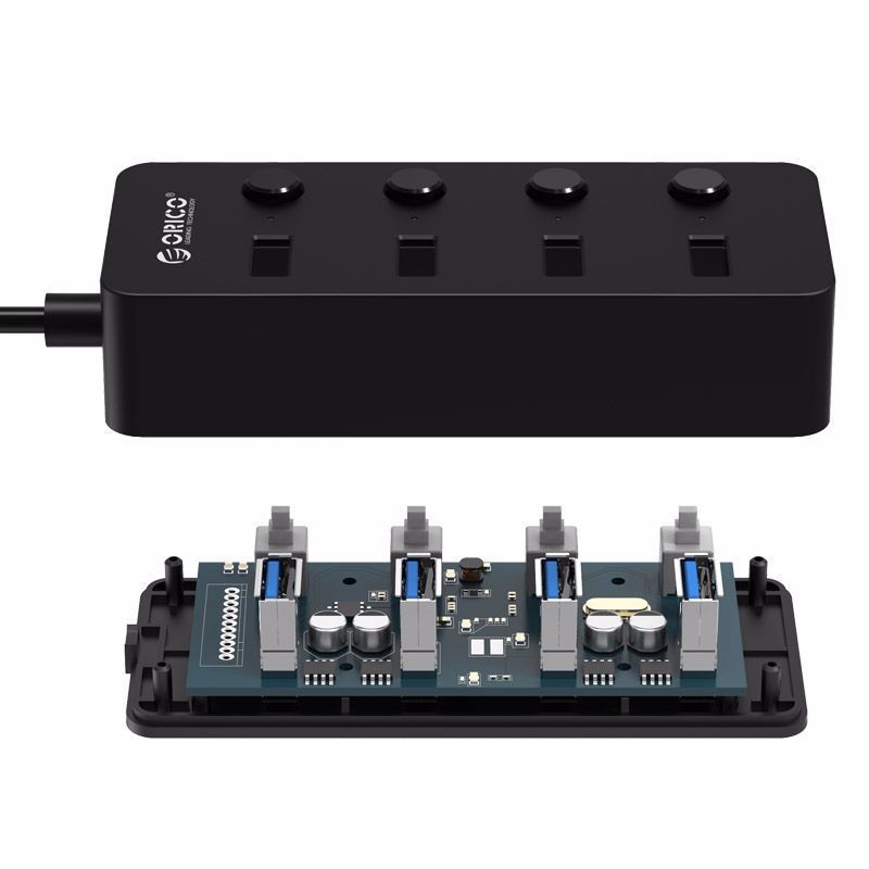 Hub bộ chia usb 4 cổng Orico W9PH4 chuẩn USB3.0