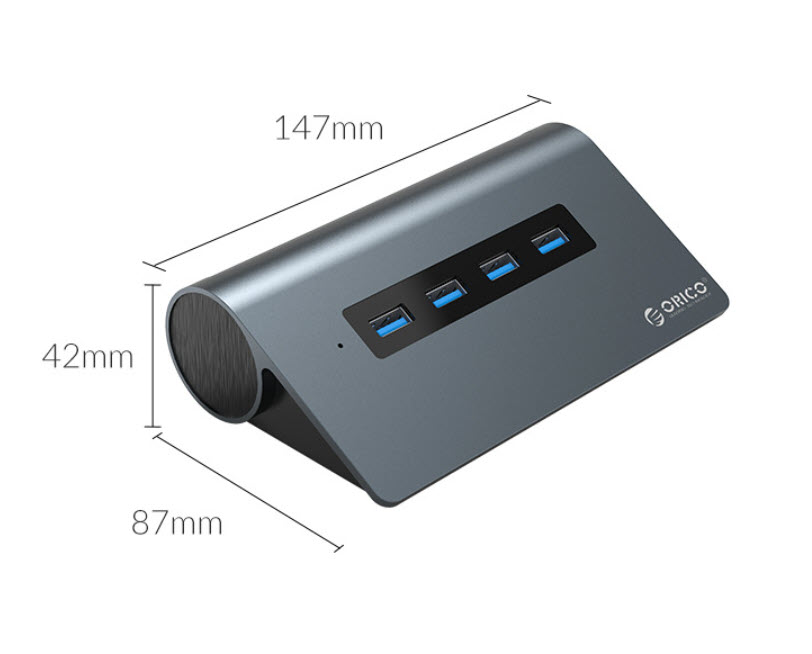 Dock station chia cổng USB HDMI Ethernet Micro audio Orico M3H6N