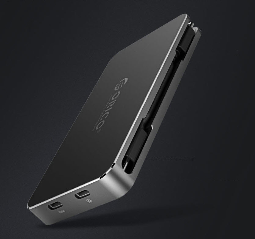 Dock station chia cổng USB3.0 VGA HDMI DP USB-C Orico XC306