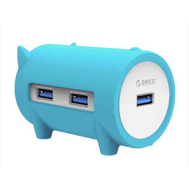 Hub bộ chia USB cổng đọc thẻ nhớ Orico H4018U3 chuẩn USB3.0