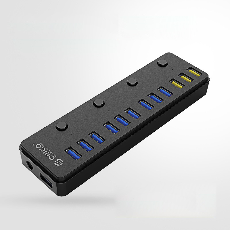 Hub bộ chia USB 9 cổng 3 cổng sạc nhanh Orico P12U3 chuẩn USB3.0