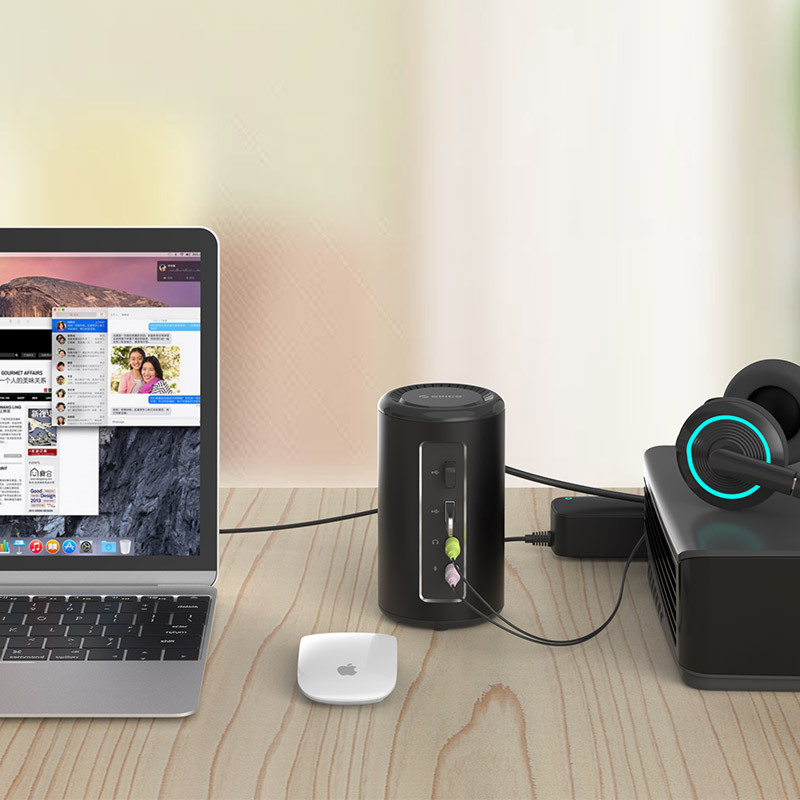 Dock station Type-C Orico ADS5 chia full cổng chuẩn USB3.1