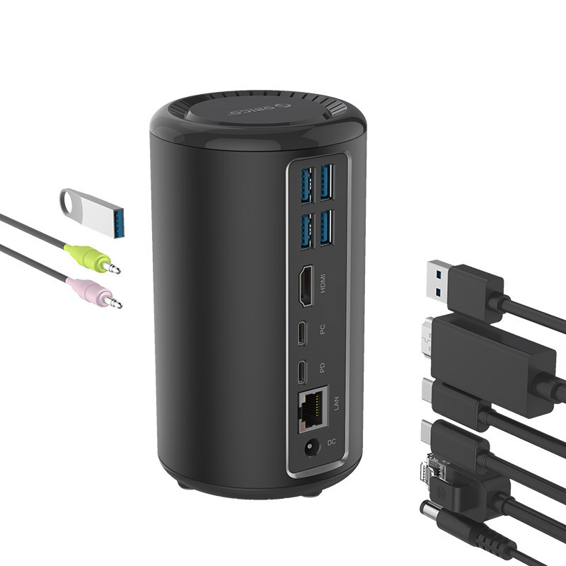 Dock station Type-C Orico ADS5 chia full cổng chuẩn USB3.1