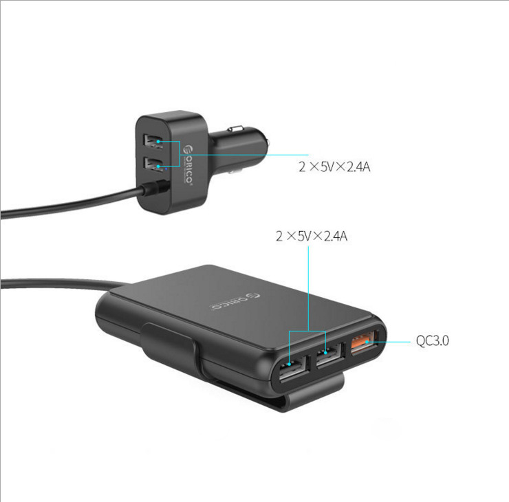 Bộ sạc nhanh điện thoại cho xe hơi Orico UCP5P