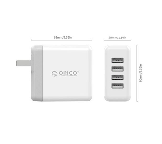 Dock sạc điện thoại ipad 4 cổng 2.4A Orico DCM4UV1