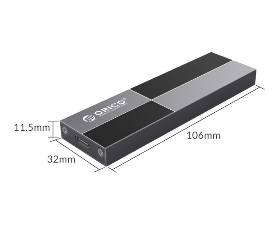 Box đựng ổ cứng NVME M.2 Type-C Orico PFM2C3