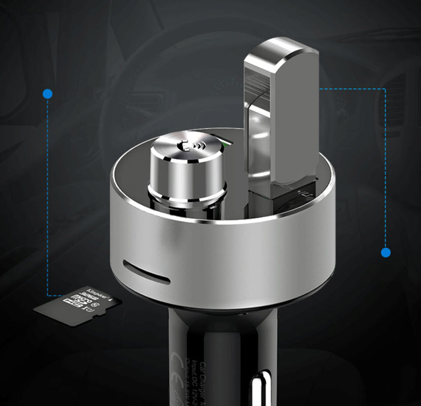 Cóc sạc nhanh cho xe hơi kèm kết nối bluetooth Orico UBT2U