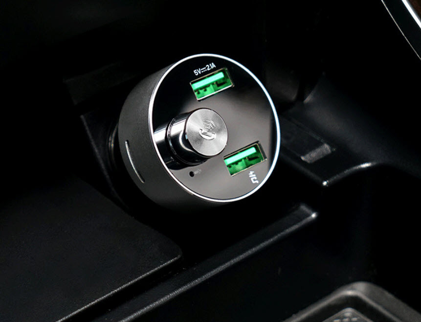 Cóc sạc nhanh cho xe hơi kèm kết nối bluetooth Orico UBT2U