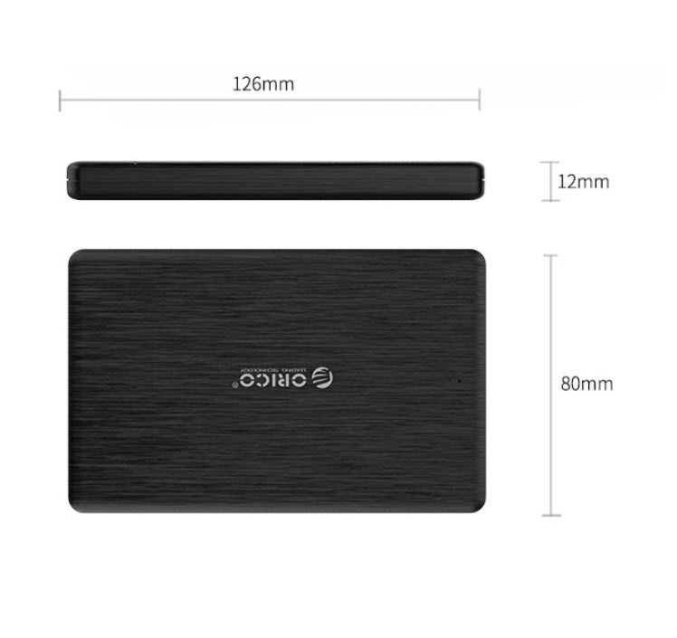 Box đựng ổ cứng SSD Type-C chuẩn USB3.1 Orico 2578C3G2