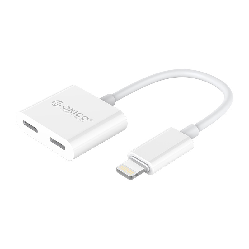 Bộ chuyển đổi 2 trong 1 sạc và tai nghe cho iphone Orico LT2