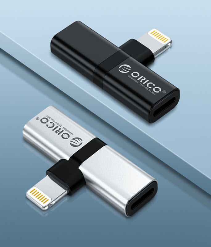 Bộ chuyển đổi sạc và tai nghe 2 trong 1 cho iphone Orico LIG2
