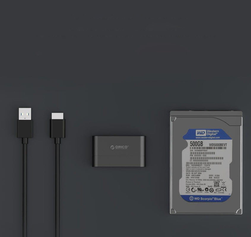 Đầu đọc ổ cứng SSD HDD Sata chuẩn USB3.0 Orico 21UTS