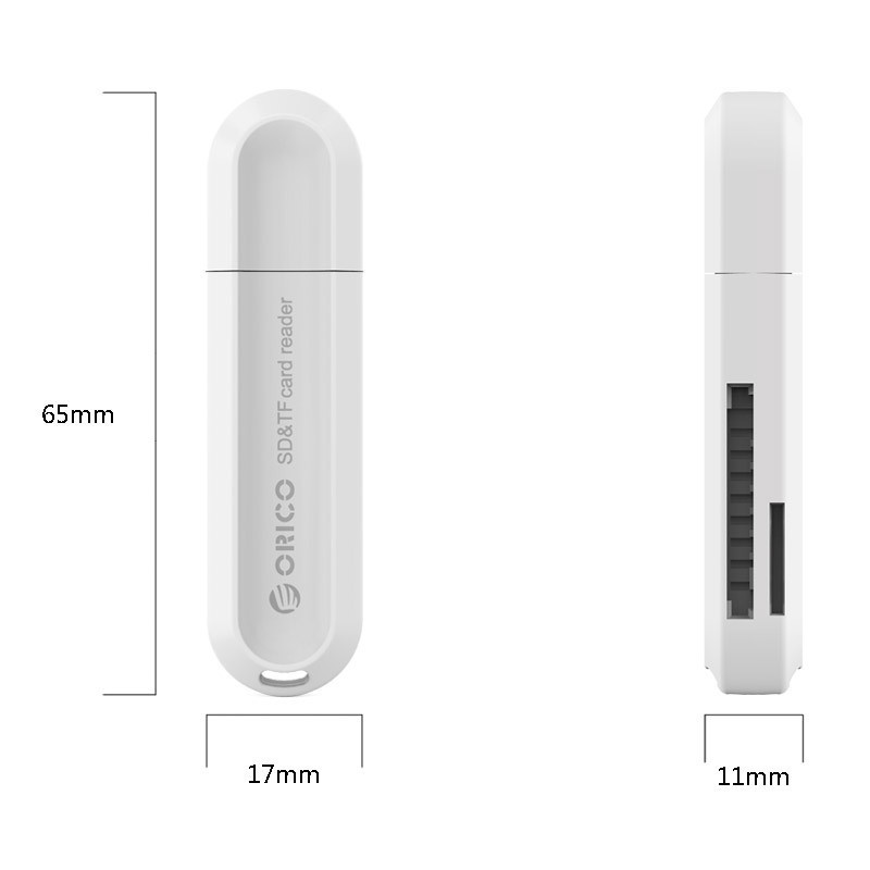 Đầu đọc thẻ nhớ TF/SD chuẩn USB3.0 Orico CRS21