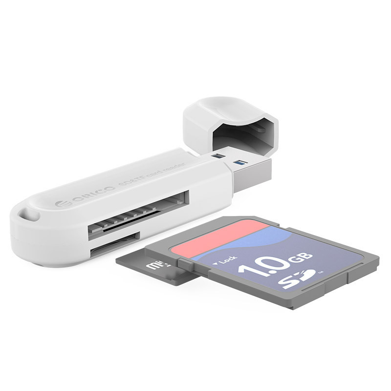 Đầu đọc thẻ nhớ TF/SD chuẩn USB3.0 Orico CRS21