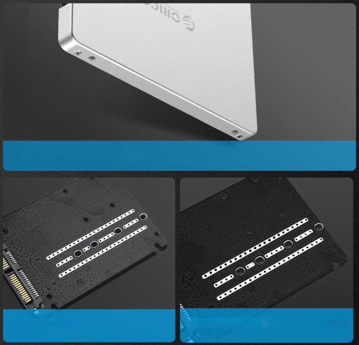 Box đựng ổ cứng M.2 NGFF sang chuẩn SATA3.0 Orico M2TS
