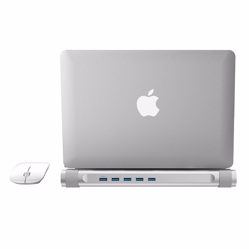 Hub bộ chia 4 cổng USB3.0 kèm đế tản nhiệt cho laptop Orico M4U3