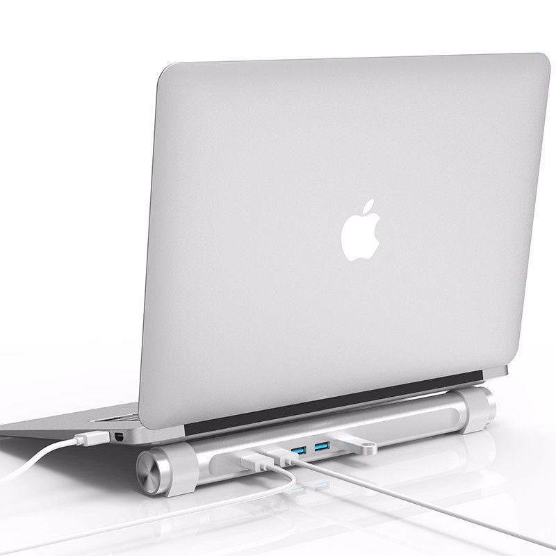 Hub bộ chia 4 cổng USB3.0 kèm đế tản nhiệt cho laptop Orico M4U3