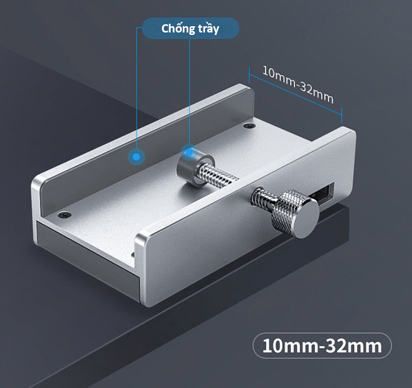 Hub bộ chia 2 cổng USB3.0 cổng đọc thẻ nhớ Orico MH2ACU3