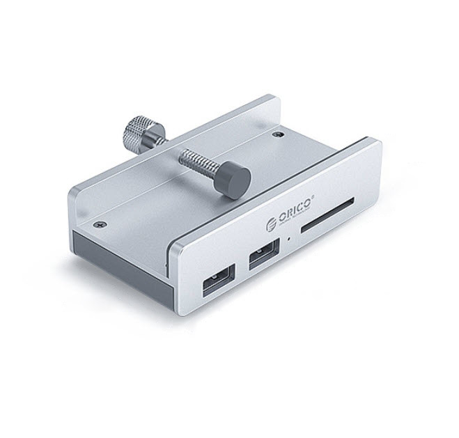 Hub bộ chia 2 cổng USB3.0 cổng đọc thẻ nhớ Orico MH2ACU3