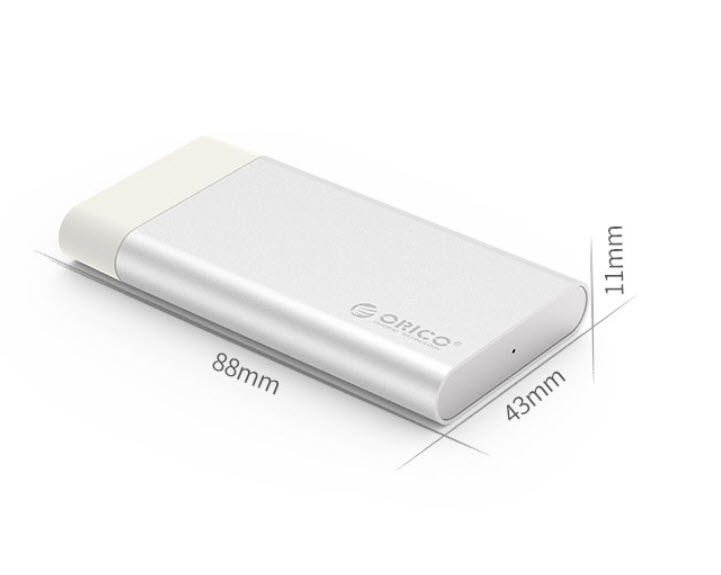Box đựng ổ cứng SSD mSata type USB-A Orico MSGU3