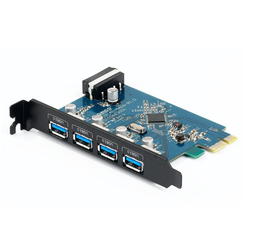 Card chuyển đổi PCI-E sang 4 cổng USB3.0 Orico PVU34P