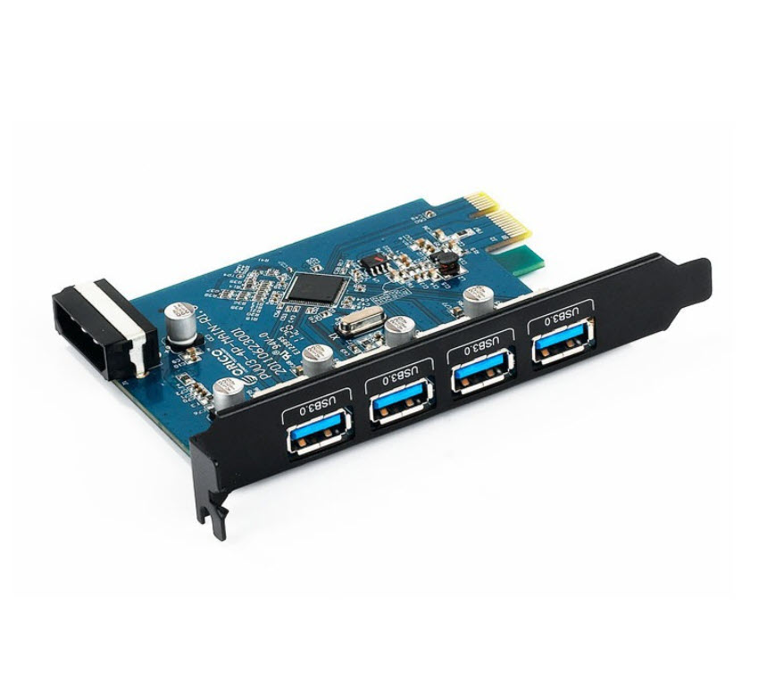 Card chuyển đổi PCI-E sang 4 cổng USB3.0 Orico PVU34P