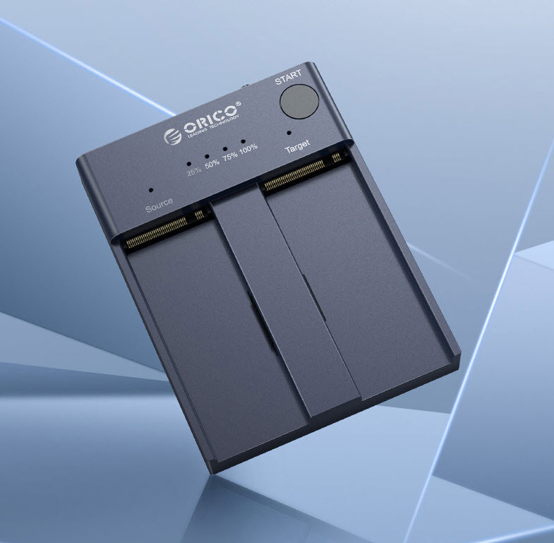 Dock đọc ổ cứng M.2 NVME chuẩn USB3.1 hỗ trợ clone Orico M2P2C3