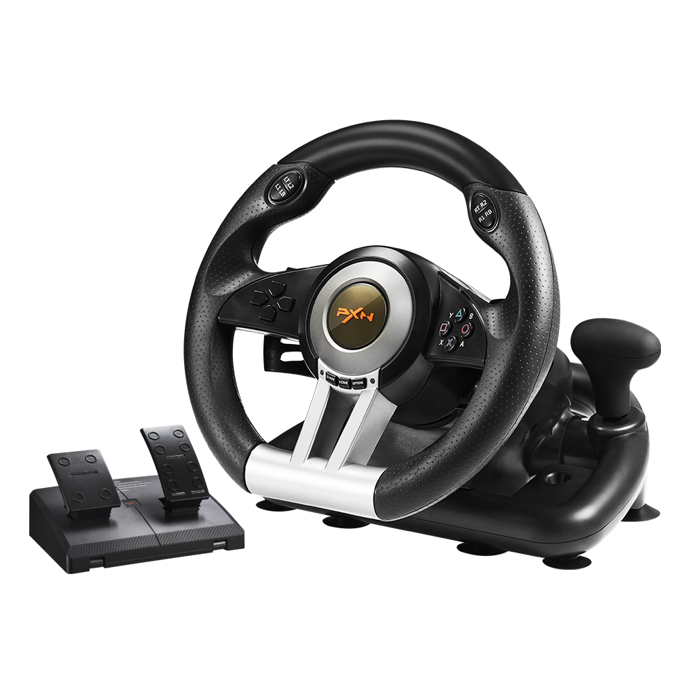 Vô lăng chơi game PXN V3II quay 360 độ có rung