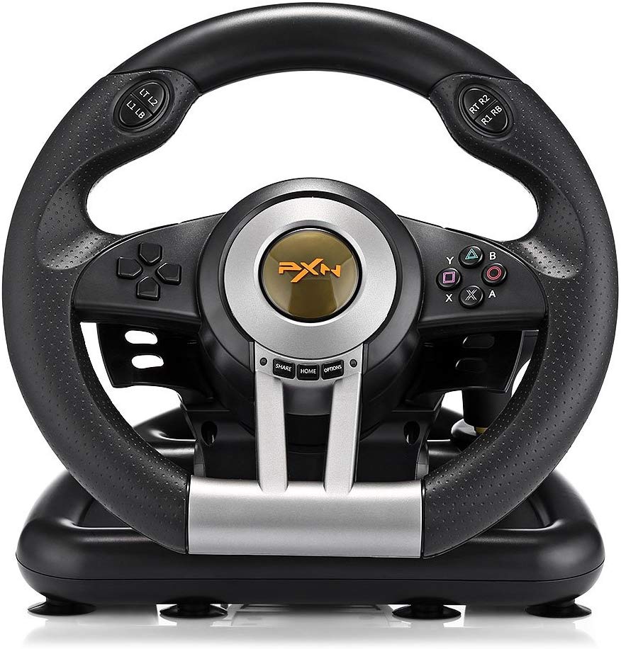 Vô lăng chơi game PXN V3II quay 360 độ có rung