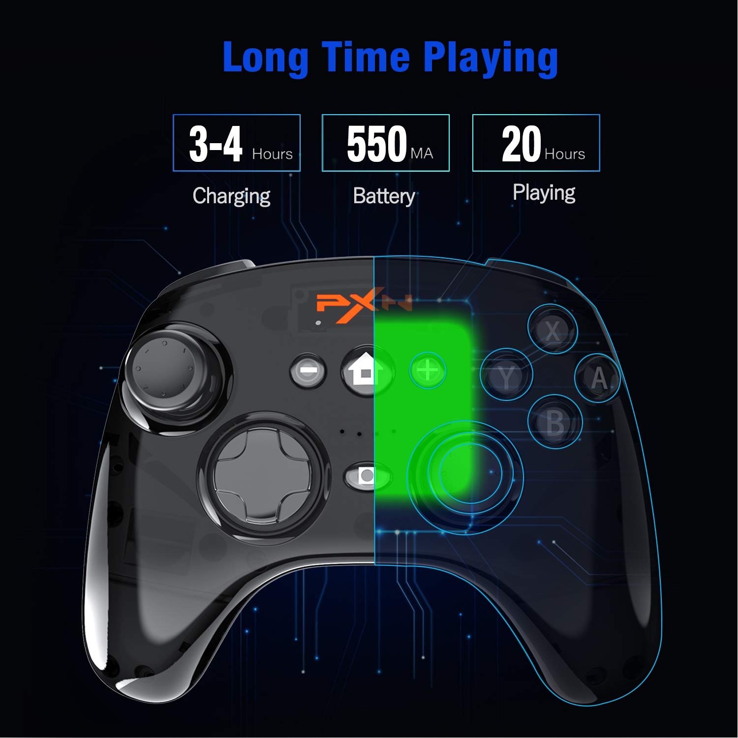 Tay cầm chơi game bluetooth PXN PXN9628