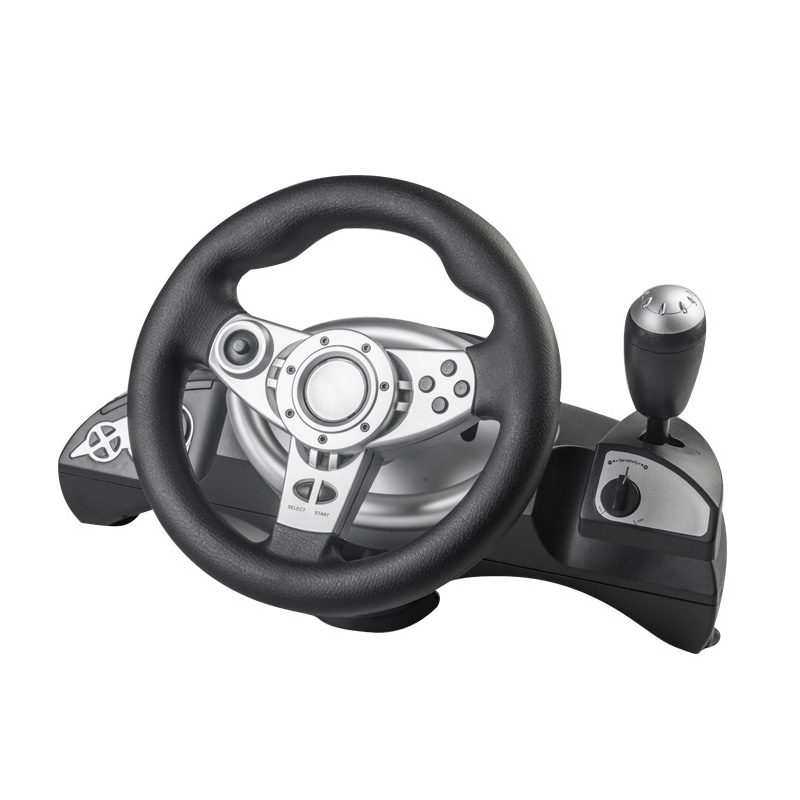 Vô lăng chơi game Gamemon FT38D6 quay 270 độ có rung
