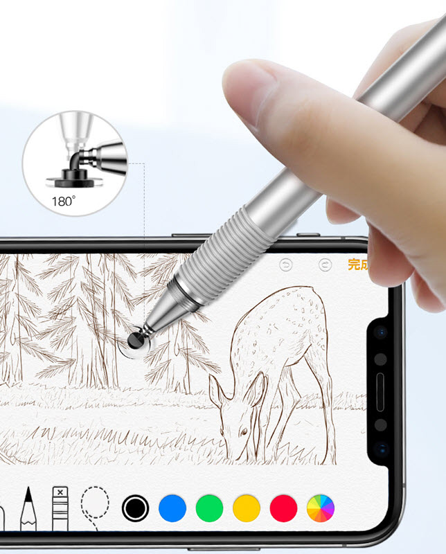 Bút cảm ứng Baseus ACPCL01 Gold Hoop Stylus cho điện thoại máy tính bảng