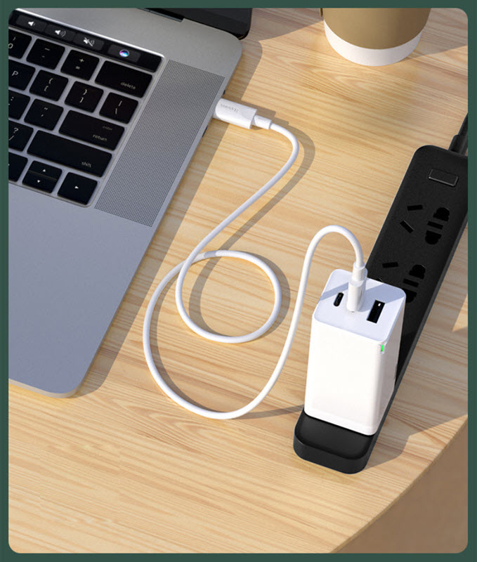 Cáp dữ liệu sạc nhanh 2 đầu USB-C 1.5m 100W 5A Baseus BSS002