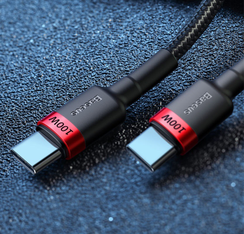 Cáp dữ liệu sạc nhanh 2 đầu USB-C Baseus Kafula cho laptop