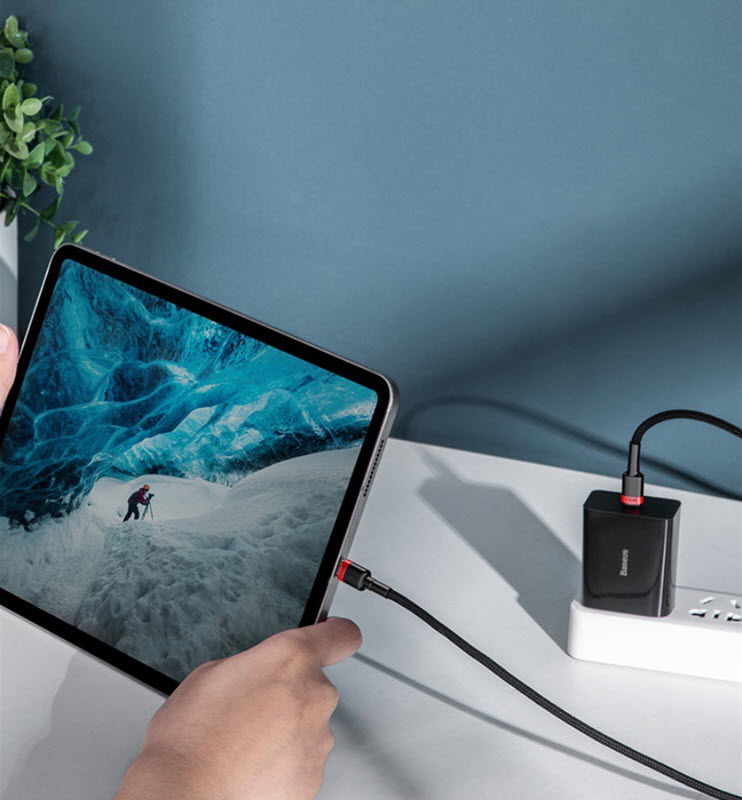 Cáp dữ liệu sạc nhanh 2 đầu USB-C Baseus Kafula cho laptop