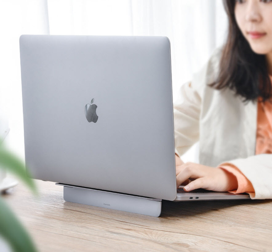 Đế nâng tản nhiệt cho laptop Macbook hợp kim nhôm Baseus BSS006