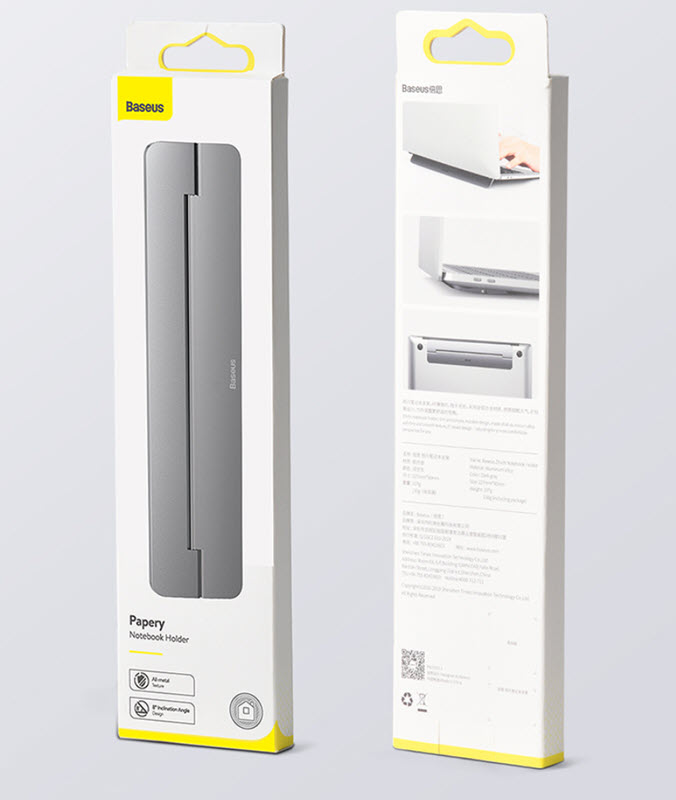 Đế nâng tản nhiệt cho laptop Macbook hợp kim nhôm Baseus BSS006