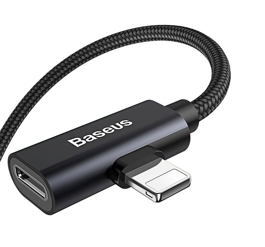 Cáp dữ liệu sạc nhanh iphone chuẩn USB3.0 hỗ trợ kết nối tai phone Baseus BSS008
