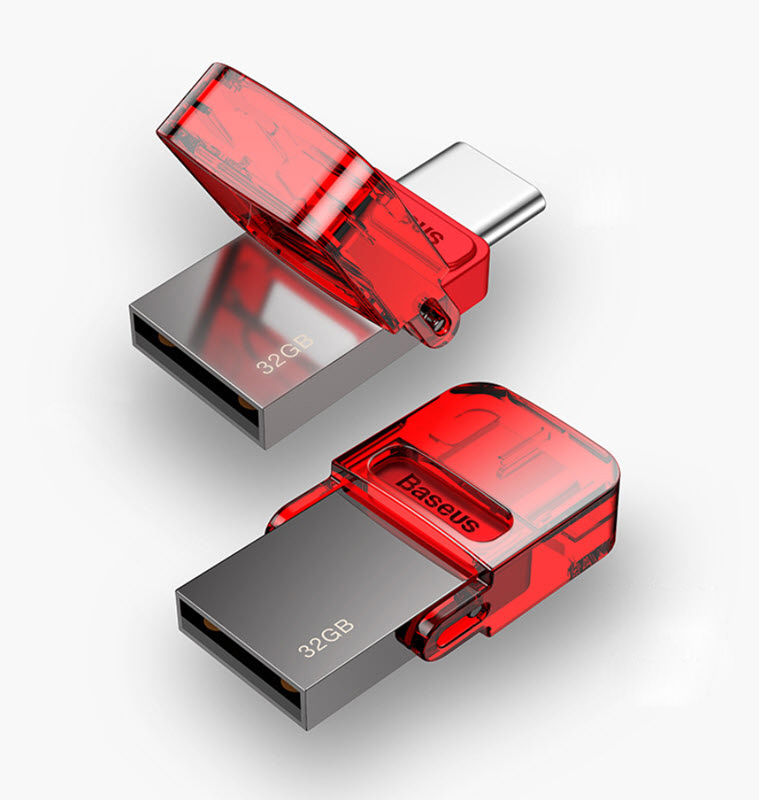 USB dữ liệu 32Gb kết nối 2 đầu USB-A và USB-C Baseus 0D96DFF5