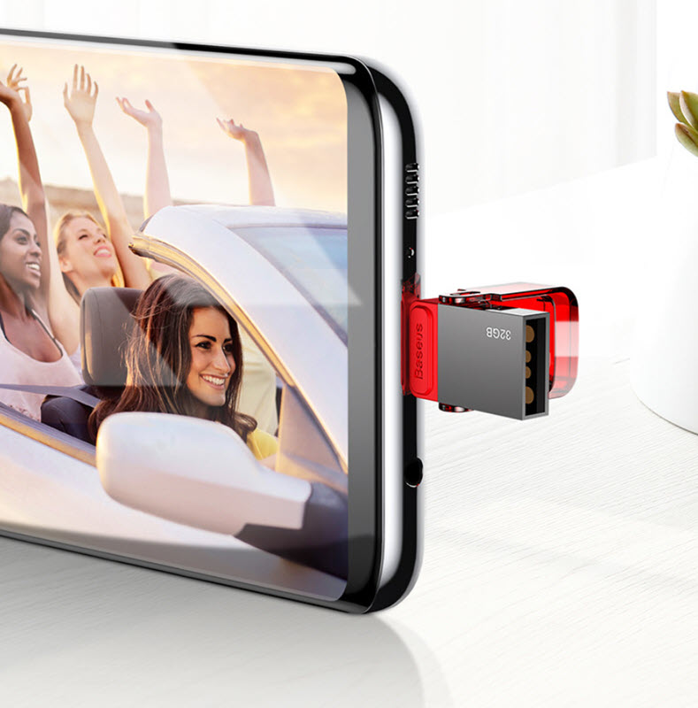 USB dữ liệu 32Gb kết nối 2 đầu USB-A và USB-C Baseus 0D96DFF5