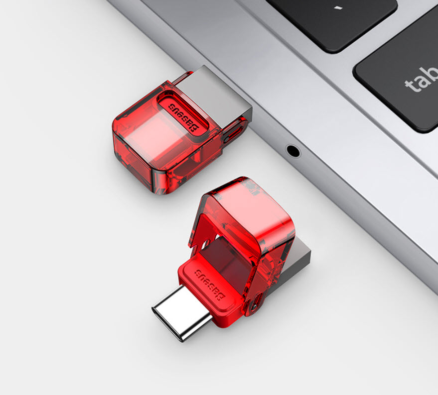 USB dữ liệu 32Gb kết nối 2 đầu USB-A và USB-C Baseus 0D96DFF5