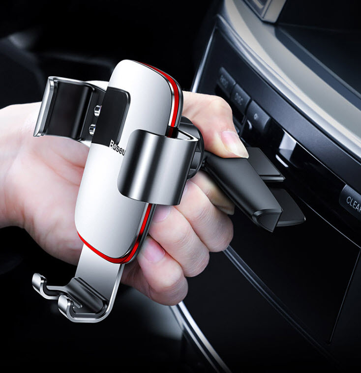 Giá gắn điện thoại cho xe hơi Baseus BSS009 gắn khay ổ đĩa