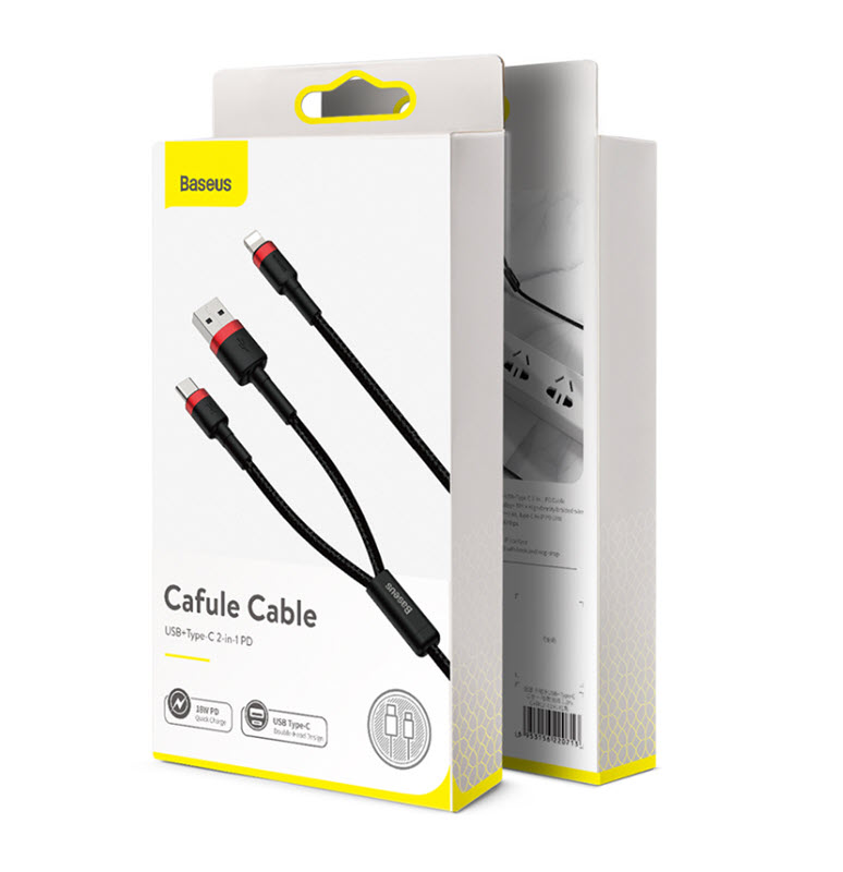 Cáp dữ liệu sạc nhanh iphone 5V 2.4A 18W Baseus BSS010