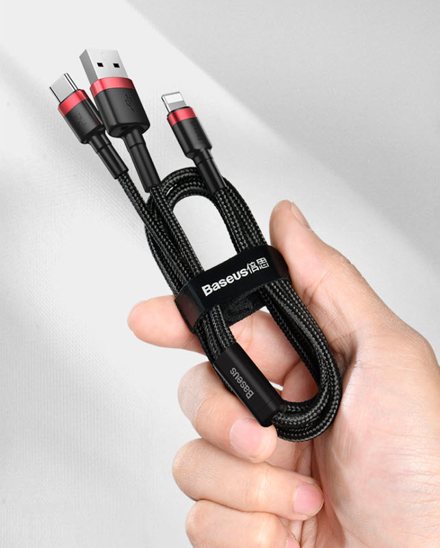 Cáp dữ liệu sạc nhanh iphone 5V 2.4A 18W Baseus BSS010