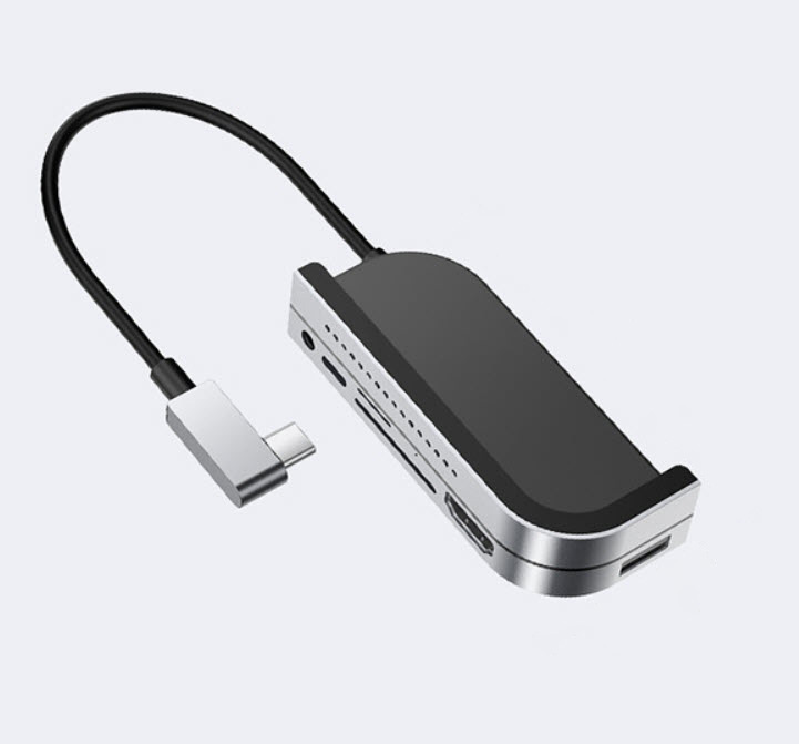 Hub bộ chia USB-C 5 in 1 Baseus GN39F cho Macbook Surface Pro/Book 2